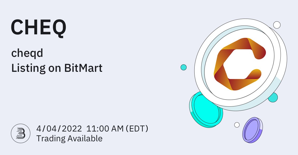 BitMart listing cheqd-1